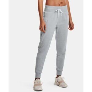 Under Armour Joggers Pants Activewear Womens Medium Grey Drawstring